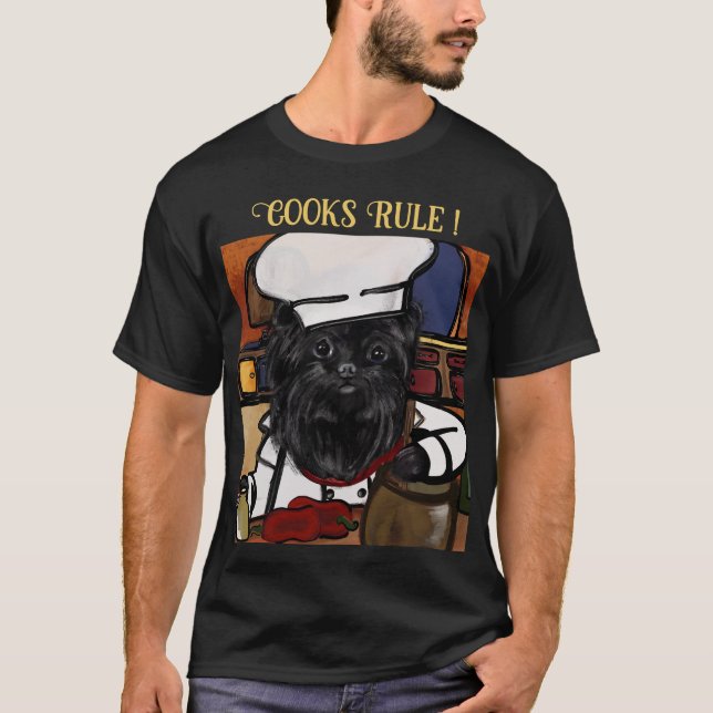 Camiseta Affenpinscher Chef (Frente)