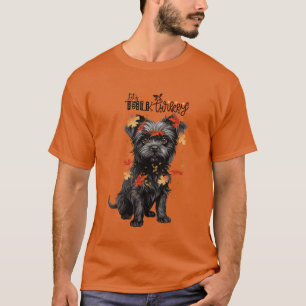 Camiseta Affenpinscher Vamos Fala Turca Cachorro Engraçado