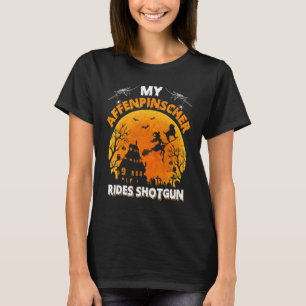 Camiseta Affenpinscher Viaja de Passageiro Affenpinscher C