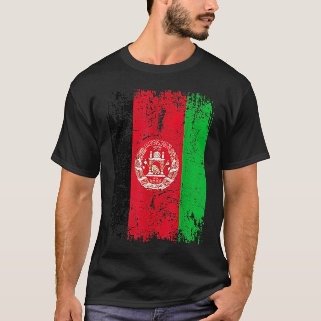 Camiseta AFGHANISTAN Flag Women's Men's Children's Afghani (Frente)