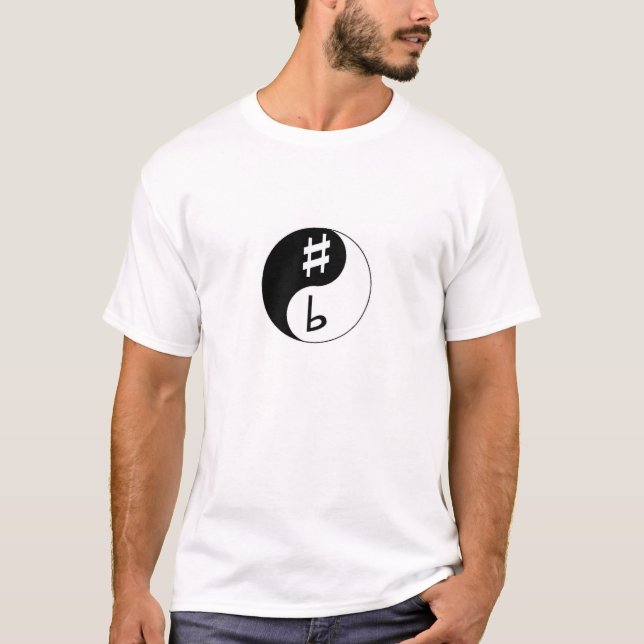 Camiseta Afiado & liso - Ying & Yang (Frente)