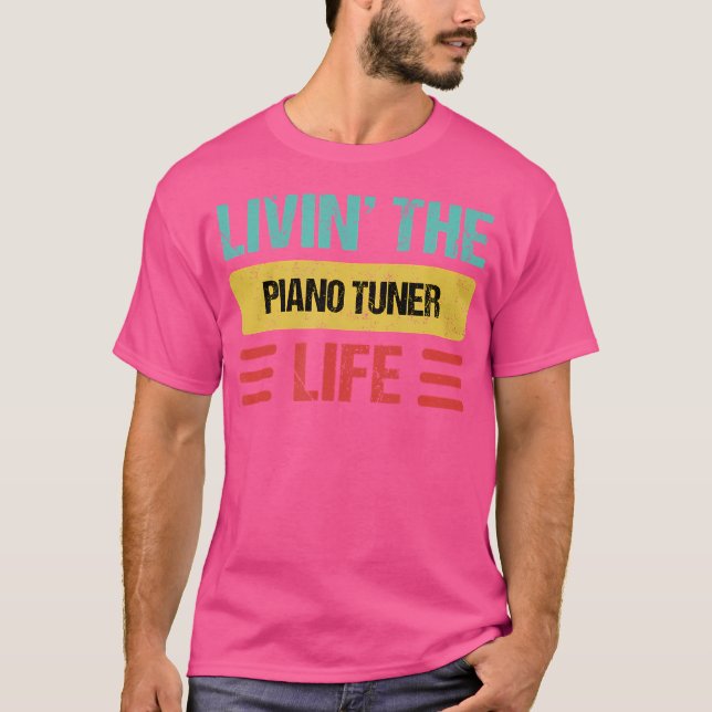 Camiseta Afinador de Piano (Frente)