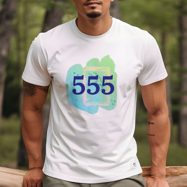 Camiseta Afirmação de Transformação do Número do Anjo 555 (Criador carregado)