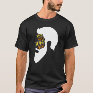 Camiseta Afirmação Humorista Sobre O Crescimento Da Barba