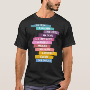 Camiseta Afirmação Positiva Dizer Que É Bom,