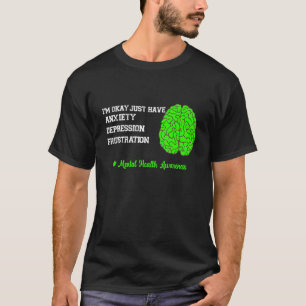 Camiseta Afirmação Positiva E Motivação Da Saúde Mental