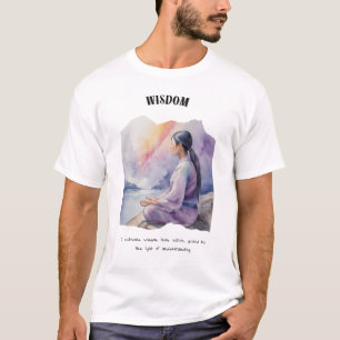 Camiseta Afirmação Positiva Sabedoria
