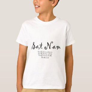 Camiseta Afirmações de Meditação Sat Nam Yoga Kundalini