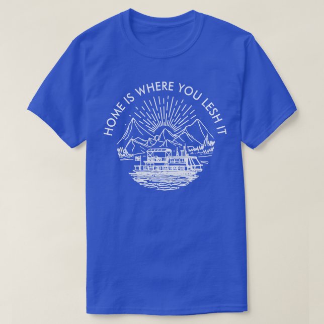 Camiseta Afirmações em casa (Frente do Design)