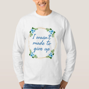 Camiseta afirmações inspiradoras para o sucesso