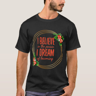 Camiseta Afirmações motivacionais para o sucesso e a luta