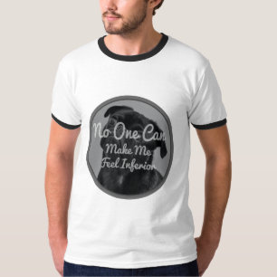 Camiseta afirmações motivacionais sobre autoaceitação