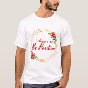 Camiseta afirmações positivas citações para autoaceita