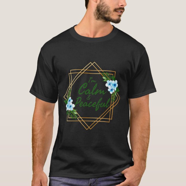 Camiseta afirmações positivas do dia (Frente)
