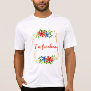 Camiseta afirmações positivas para autoamor e autocuidado