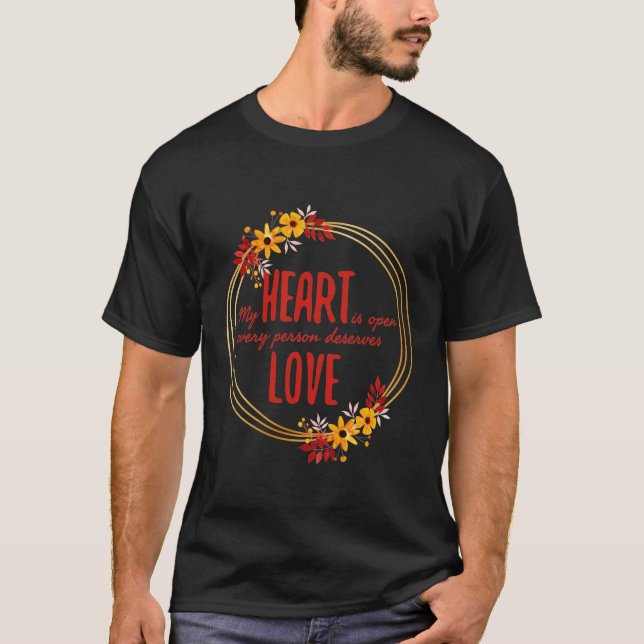 Camiseta afirmações vívidas positivas para o amor próprio e (Frente)