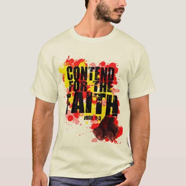 CAMISETA "AFIRME PARA T-SHIRT DA FÉ" (Frente)
