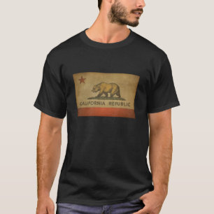 Camiseta afligida república da bandeira de