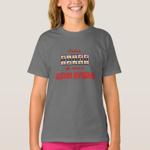 Camiseta Afortunado ao próprio um design do cão do