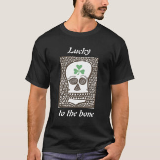 Camiseta Afortunado ao t-shirt do osso