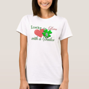 Camiseta Afortunado no marinheiro do amor