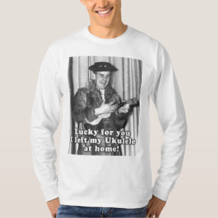 Camiseta Afortunado para você t-shirt longo leve da luva