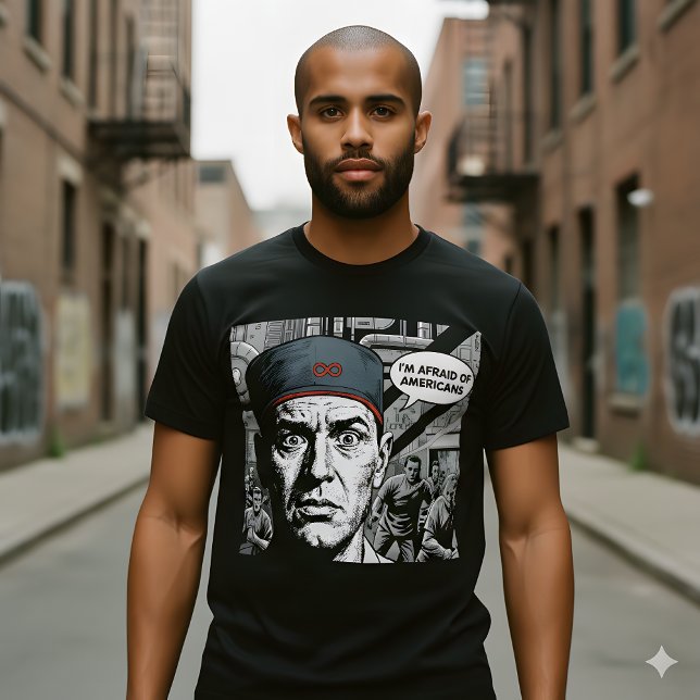 Camiseta Afraid of the Noise – Comic Tee (Criador carregado)