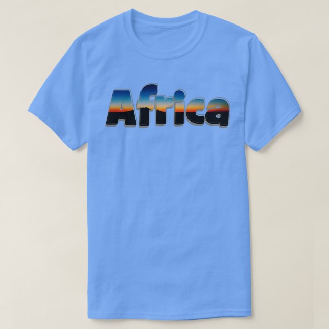 Camiseta África (Frente do Design)