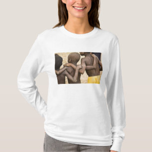 Camiseta África, África Ocidental, Gana, Yendi. Close-up
