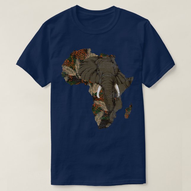 Camiseta África Amante de os animais Savanna Safari (Frente do Design)