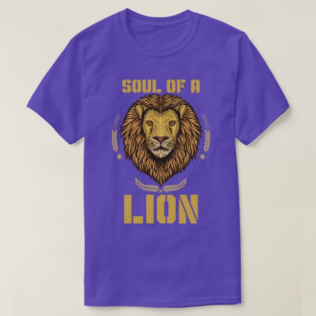 Camiseta Africa Animal King Zoo Lion (Frente do Design)