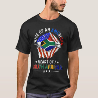 Camiseta África Austral Americana Orgulho Estrangeiro Afric