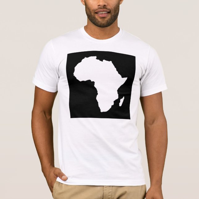 Camiseta África autóctone negra (Frente)