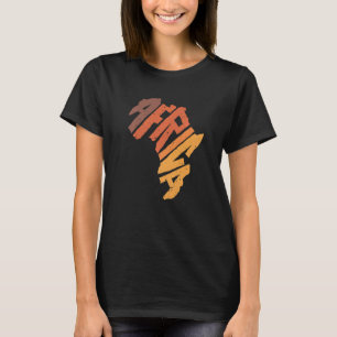 Camiseta África Continente - Letra africana Safari - Primo