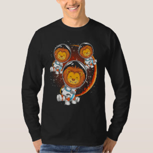 Camiseta África do Espaço Uniforme — Leão de Ciência Animal