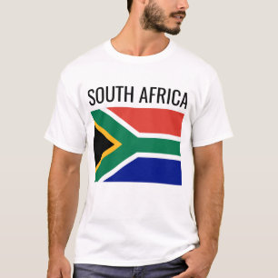 Camiseta África do Sul // Bandeira Nacional do País Mundi