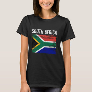 Camiseta África do Sul Orgulho da África do Sul Bandeira Ra