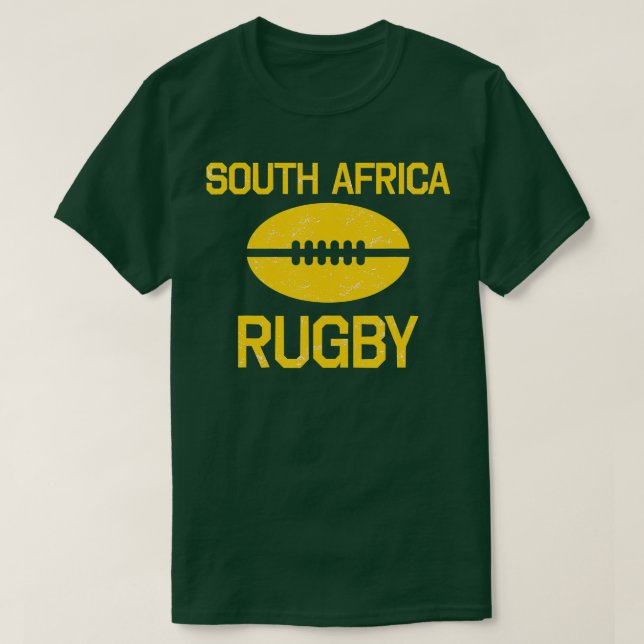 Camiseta África do Sul Rugby da África do Sul (Frente do Design)