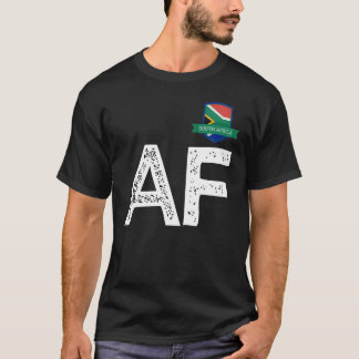 Camiseta África do Sul - Sinalizador Humano - Letra A e F Á