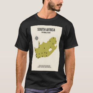 Camiseta África do Sul - Todos os Parques Nacionais em um M