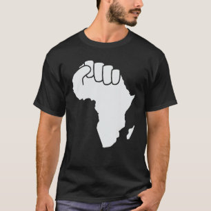 Camiseta África doméstica afro-americana de história negra