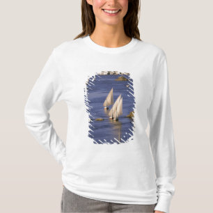 Camiseta África, Egito, Alto Egito, Assuã. Feluças