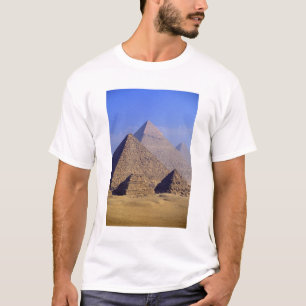 Camiseta África, Egito, Cairo, Giza. Pirâmides de Excelente