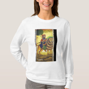 Camiseta África, Etiópia. Obra de arte representando Leão d