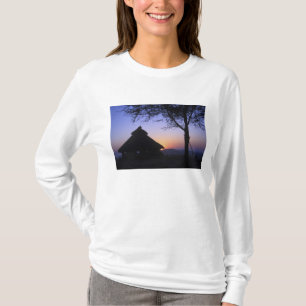 Camiseta África, Etiópia, região do rio Omo, Pôr do sol sob