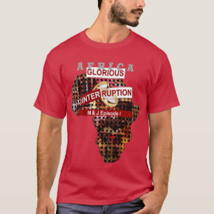 Camiseta África - Gloriosa design masculina urbana fantásti