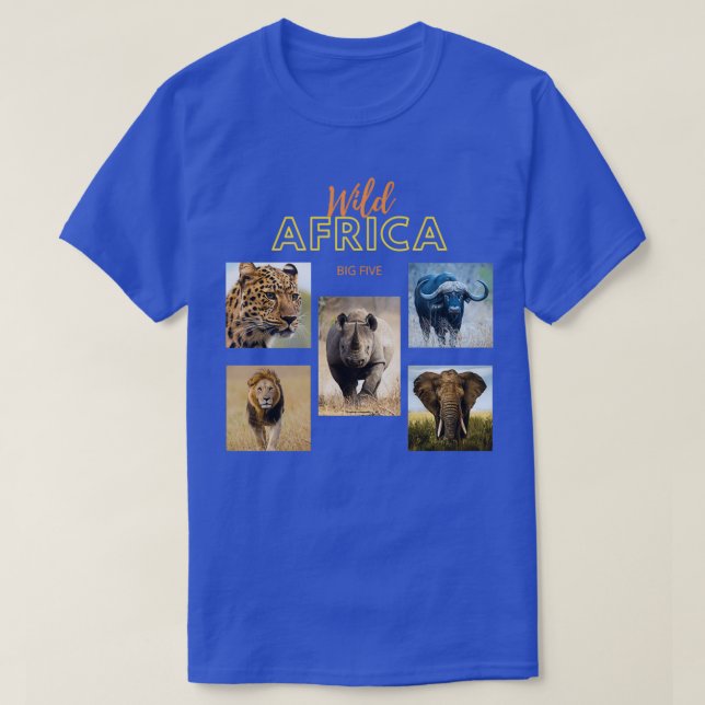 Camiseta África Grande Cinco (Frente do Design)