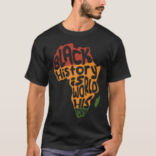 Camiseta África História Negra é História Mundial África 2