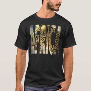 Camiseta África-Leopardo Safari Savannah Wildlife An