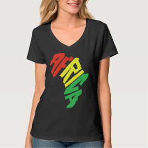Camiseta África - Letra Continente Reggae - Primo Cultura A